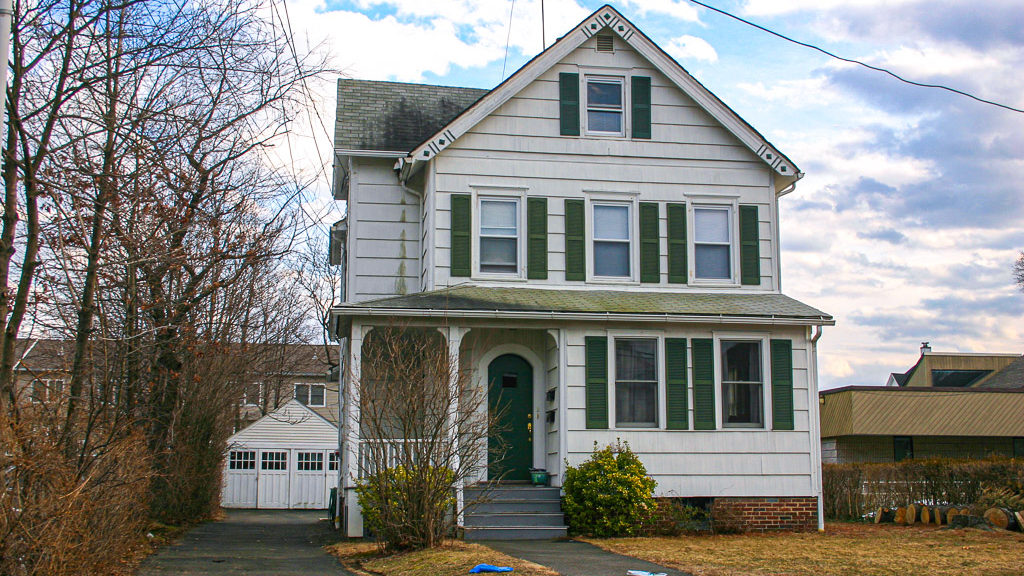 House at 67 Fourth Street, cover photo for the family newsletter "Fourth Street Beat".