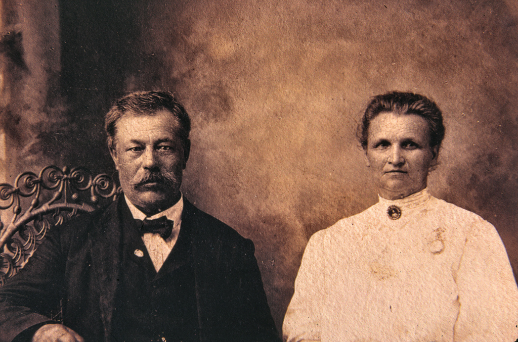 Adam and Jozefa in the later years